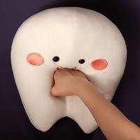 Vente en gros : Peluche dentaire douce, décoration sur le thème du dentiste, cadeau créatif pour événements pour enfants, coussin d'hygiène bucco-dentaire, promotion