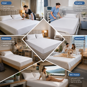 Service OEM ODM Housse de matelas anti-punaises de lit zippée, imperméable, à poches profondes, protège-matelas - Product Image 5