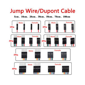 10PCS 2,54 MM Pitch hembra a hembra Cable de puente Dupont para electrónicos 1P2 3 4 5 6 Pin PCB cables e impresoras 3D - Product Image 2