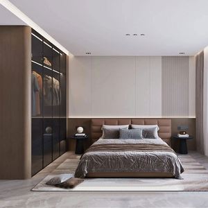 Muebles de Madera de Estilo Italiano de Lujo Ligero, Armarios y Guardarropas Personalizables para Cocina, Apartamento o Villa - Product Image 5