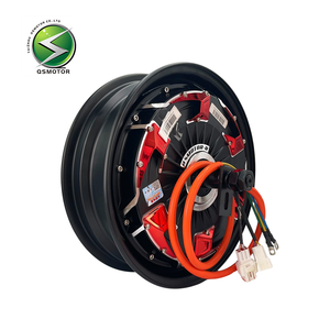 Бесщеточный двигатель QSMOTOR 12 дюймов V4 1500 Вт с двойным датчиком Холла 30H, улучшенный, для дискового тормоза, подходит для электромотоциклов - Product Image 3