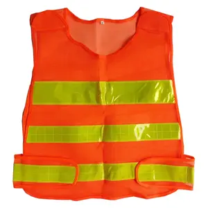 Hi Vis Pvc High-Visibility Lightweight Breathable 4 Point Breakaway Mesh Colete Chaleco Safety Vest