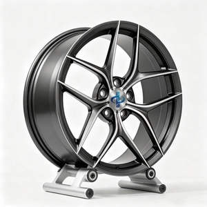 Jantes de course en alliage d'aluminium forgé concaves de luxe de 17 à 20 pouces, Audi Silver, 30/35/40 mm, 100 mm, finition chromée, garantie de <span class=keywords><strong>3</strong></span> ans - Product Image 1