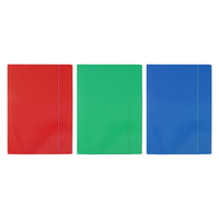 Carpeta de Archivo Foska A4 FC de 400 g/m² con Cierre de Banda Elástica para Oficina y Escuela