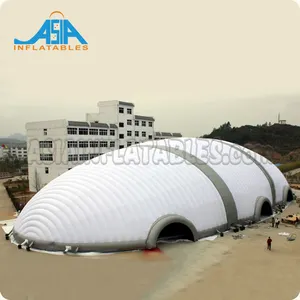 Carpa ovalada inflable gigante para eventos grandes, cúpula de aire inflable, cubierta de actividad al aire libre, campo de fútbol de playa