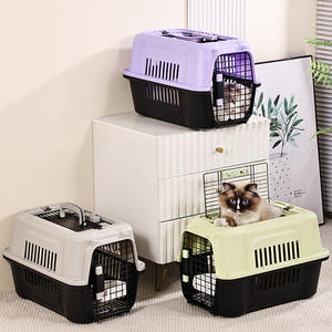Оптовая цена, двухдверный домик для маленьких собак и кошек, переноска для домашних животных с верхней или передней загрузкой, переносная кровать для собак, клетка для домашних животных - Product Image 4
