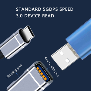 Adaptador tipo ordenador OTG cargador de teléfono móvil PD adaptador de cargador tipo <span class=keywords><strong>C</strong></span> cable OTG cargador S10 - Product Image 6