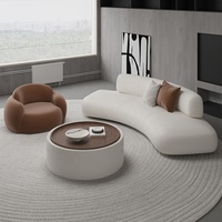 Sofá Seccional en Forma de Abrazadera para Apartamentos, Áreas de Recepción y Discusión en Salones de Belleza, Tiendas de Ropa, Oficinas, Hostales, Vestíbulos de Hoteles y Salas de Estar