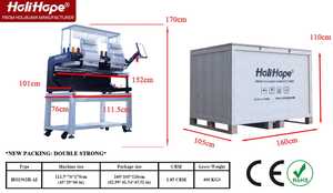 Máquina de Bordar de <span class=keywords><strong>2</strong></span> <span class=keywords><strong>Cabezas</strong></span> HoliHope AI, Similar a Brother Tajima, Grado Comercial Industrial, de Fábrica Original - Product Image 4