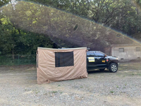 Auvent latéral de toit de mur latéral de voiture de Offre Spéciale 4wd Camping auvent latéral de ventilateur de 270 degrés pour des voitures avec l'annexe