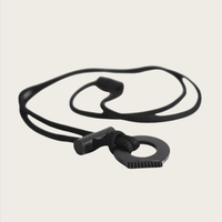 Pendentif de survie EDC Firecraft Paracord Ceramic Striker Ferro Rod Steel Fire Starter Necklace