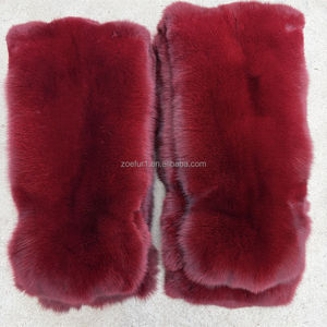 Pelliccia di Volpe Rossa Tinta per Uso in Abbigliamento, Vendita all'Ingrosso - Product Image 3