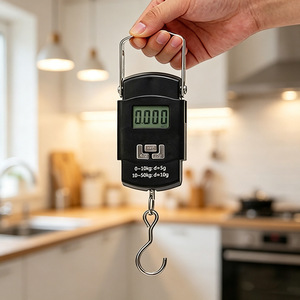 Báscula electrónica portátil de alta precisión, pequeña y compacta, con gancho. - Product Image 2