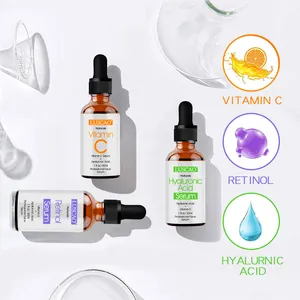 Großhandel OEM Private Label Anti-Aging Vitamin C Retinol Serum Hautst raffen des Gesichts serum