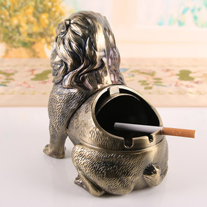 Cendrier en métal et acier motif animal : pour la maison, le club, le cybercafé, l'hôtel, épaissi, commercial, tendance et personnalisable - Product Image 3
