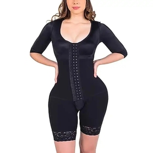 Faja Colombiana de Alta Compresión <span class=keywords><strong>para</strong></span> Control de Abdomen Ropa Interior Correctora <span class=keywords><strong>para</strong></span> Mujer Funda Adelgazante Postquirúrgica - Product Image 6
