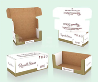 Holidaypac Carton de détail ondulé produit papier barre de chocolat carton comptoir présentoir sucette barre de bonbons nourriture