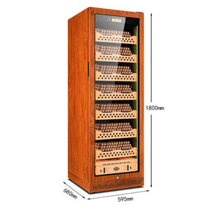 Humidor para Cigarros NUELEAD, de Madera de Cedro Español, Ecológico, con Compresor Refrigerado por Aire, Puerta de Vidrio con Desempañador Automático y Panel Táctil - Product Image 3
