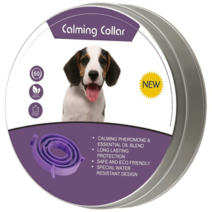 <span class=keywords><strong>Collare</strong></span> Calmante di Lusso per Animali Domestici, Morbido, Regolabile, Impermeabile, Protezione di 8 Mesi per Cani e Gatti, Riduce l'Ansia - Product Image 2