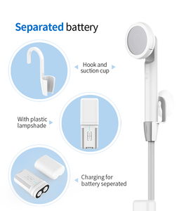 Ducha musulmana eléctrica recargable para exteriores con motor sin escobillas impermeable IPX8 <span class=keywords><strong>e</strong></span> iluminación LED para uso en apartamentos y hoteles - Product Image 3