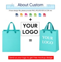 Sacs cadeaux en papier haut de gamme personnalisés avec logo imprimé, sans couture, robustes, écologiques, promotionnels pour la vente au détail