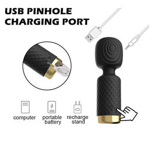 Forte stimolare la testa rotante magia AV bacchetta vibratore per le donne multi frequenza piccolo mini massaggio vaginale bastone per adulti sex toy - Product Image 5