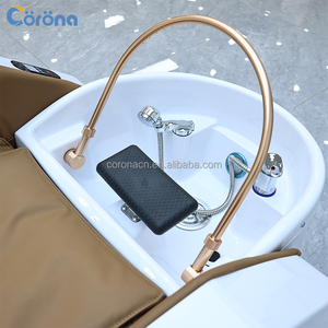Estación de Lavado de Cabello Cama de Champú Eléctrica con Función de Masaje para Salón de Barbería - Product Image 6