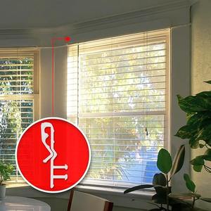 Offre spéciale Clips ouverts supérieurs et inférieurs pour stores romains Clip en plastique Installation extérieure - Product Image 4