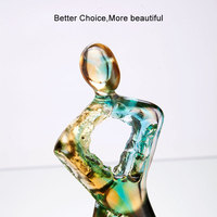 Trofeo de Cristal Personalizado de la Serie Jadevertu Goddess, Ecológico y con Acabado Arenado
