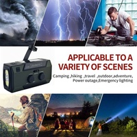 Radio de Emergencia Recargable Portátil de 5000 mAh con Carga Rápida, Alarma SOS, Ayuda Humanitaria, Calidad Confiable
