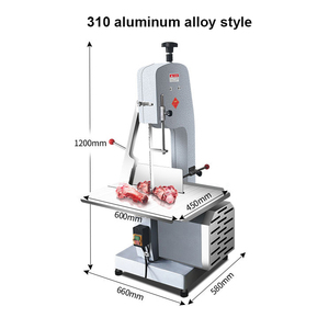 Máquina Cortadora de Carne de Cerdo Comercial de Acero Inoxidable, Sierra para Huesos de Carne para Carniceros - Product Image 5