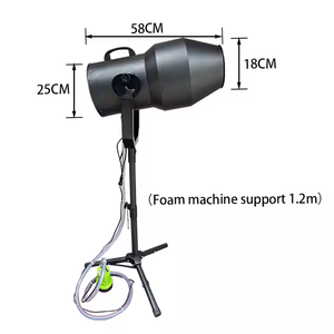 1500W bọt máy bên ngoài trời công viên hồ bơi bên nhựa phun bọt pháo máy bên - Product Image 6