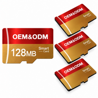 Kartu Memori TF Kapasitas Rendah OEM ODM 128MB hingga 8GB untuk Pemutar MP3 Speaker Cetak Logo Kustom