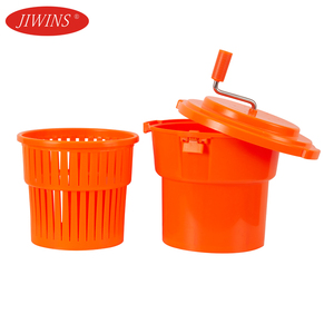 <span class=keywords><strong>Essoreuse</strong></span> <span class=keywords><strong>à</strong></span> <span class=keywords><strong>salade</strong></span> commerciale en plastique PP <span class=keywords><strong>orange</strong></span> Jiwins Factory, 2,5/5 gallons, grande taille, outils de cuisine manuels pour hôtel et restaurant - Product Image 4
