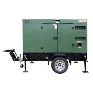 Generatore diesel 15kw 20 kw 25kva generatore diesel a prova di suono generatore di rimorchio tipo 20kw
