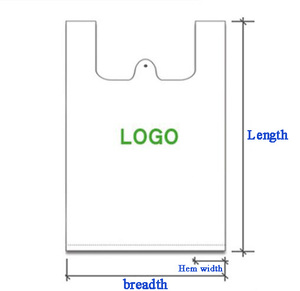 Bolsa de Embalaje con Logotipo Personalizado, Bolsa de Plástico Perforada para Camisetas, Bolsa de Plástico para Supermercado - Product Image 3