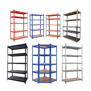 NINGSHUO Étagères en Métal Légères de 150cm pour Garage 4 à 5 Niveaux avec Panneau Métallique - Product Image 6