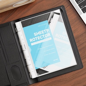 Túi Đựng Hồ Sơ A4 Chất Liệu PP Thiết Kế Bằng Nhựa PVC Không Axit Và Không Chứa Nhựa PVC Túi Bảo Vệ 11 Lỗ Ống Bọc Chất Kết Dính Nhẹ - Product Image 4