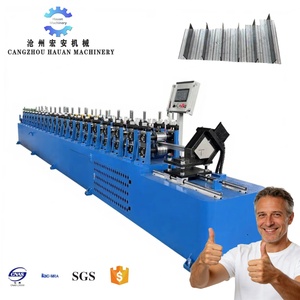 Máquina Formadora de Alta Rigidez y Antivibración, Controlada por PLC, 15.5kW 380V, con Motor de Engranajes, Rodamientos y Motor para Quilla en Forma de T - Product Image 1