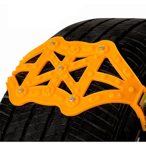 Roda rantai salju darurat antiselip Universal Musim Dingin rantai keamanan traksi tebal tahan lama untuk sebagian besar mobil/SUV/truk - Product Image 3