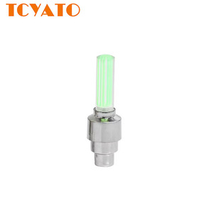 Luz de Válvula para Bicicleta TCYATO, Inducción por Vibración, Luz de Boquilla de Gas Colorida, Equipo para Bicicleta de Montaña, Luces Intermitentes para Ciclismo Nocturno - Product Image 1