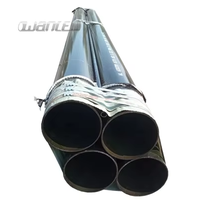 Tuyau en acier sans soudure A106 B 33,4 mm x 3,38 mm x 6 m, acier au carbone A53 B laminé à chaud, certifié API, usine de Tianjin