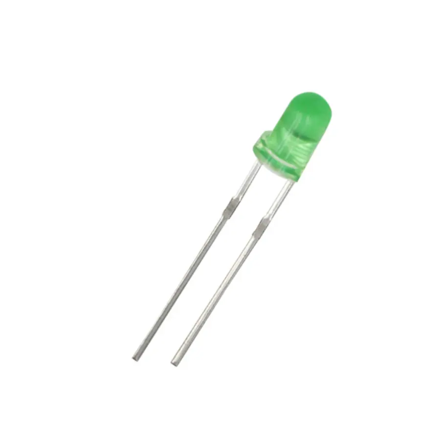 3mm LED green light 520nm 530nm 3mm round diode