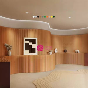 Yicheng Beauty gros papier carré et rond cloison écran bureau entrée cloison papier cloison avec des prix bon marché - Product Image 5