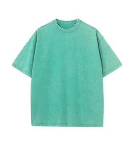 Chenxu High Quality t shirt supplier custom street hipster wear boxy fit puff print logo oversized tshirt for men