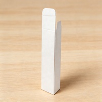 Mini boîtes rigides en carton blanc pour le rangement et l'emballage de cils, gloss à lèvres, eye-liner, mascara
