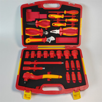 S682-25 SFREYA VDE 1000V isolé isolation outils cas double couleur 25 pièces clé à douille pince tournevis outil ensemble kit