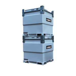 Sumac Metal Transcube Mobile Portable 3000l 1000l Gasoline Station <strong>diesel</strong> Petrol FuelCube tank with Pump Sale for Grenada - Product Image 3