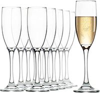 Vente directe d'usine flûte en cristal verres à Champagne flûtes personnalisées en verre pour la fête de mariage pour le Korbel Dom Pérignon du cuisinier
