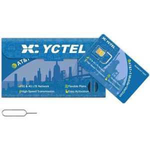 YCTEL <b>SIM</b> <b>Card</b> LTE5G AT&T T-Mobile Verizon Global IoT <b>Card</b> for GPS <b>Tracker</b> Smartwatch Pet Livestock Parcel Lockers - Product Image 1